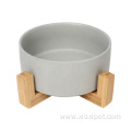 Pet Cat Dog Food Bowl With Stand